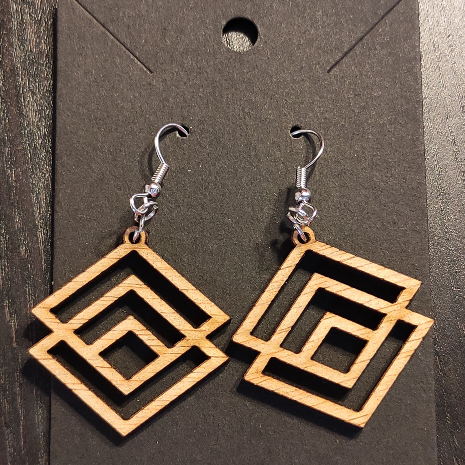 Pendientes Madera