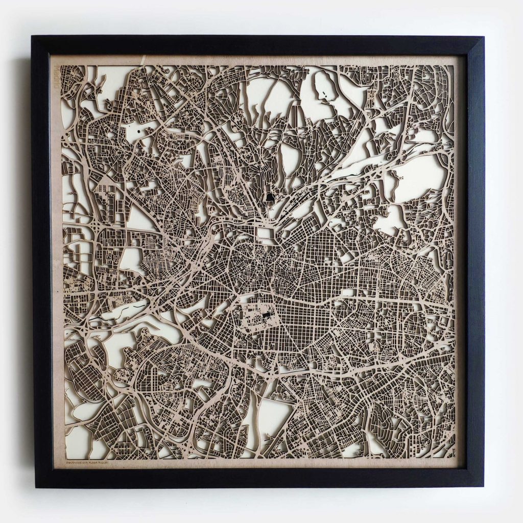 mapa corte laser